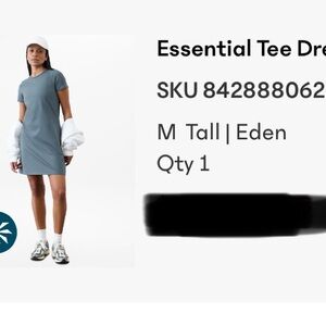 Athleta Eden Essential Tee Dress